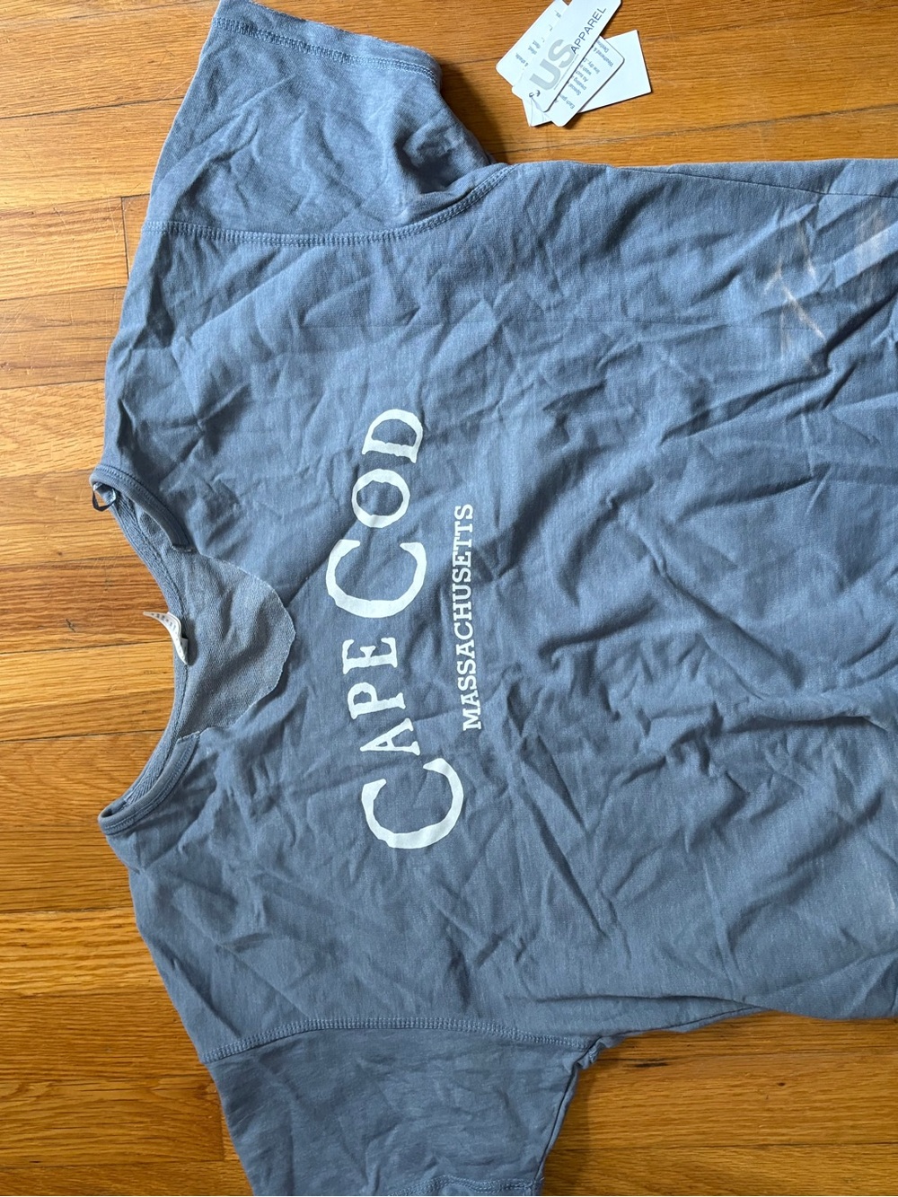 Cape Cod Massachusetts Graphic T-Shirt - Gray
